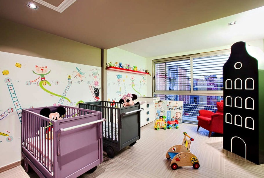 Детская комната для новорожденных