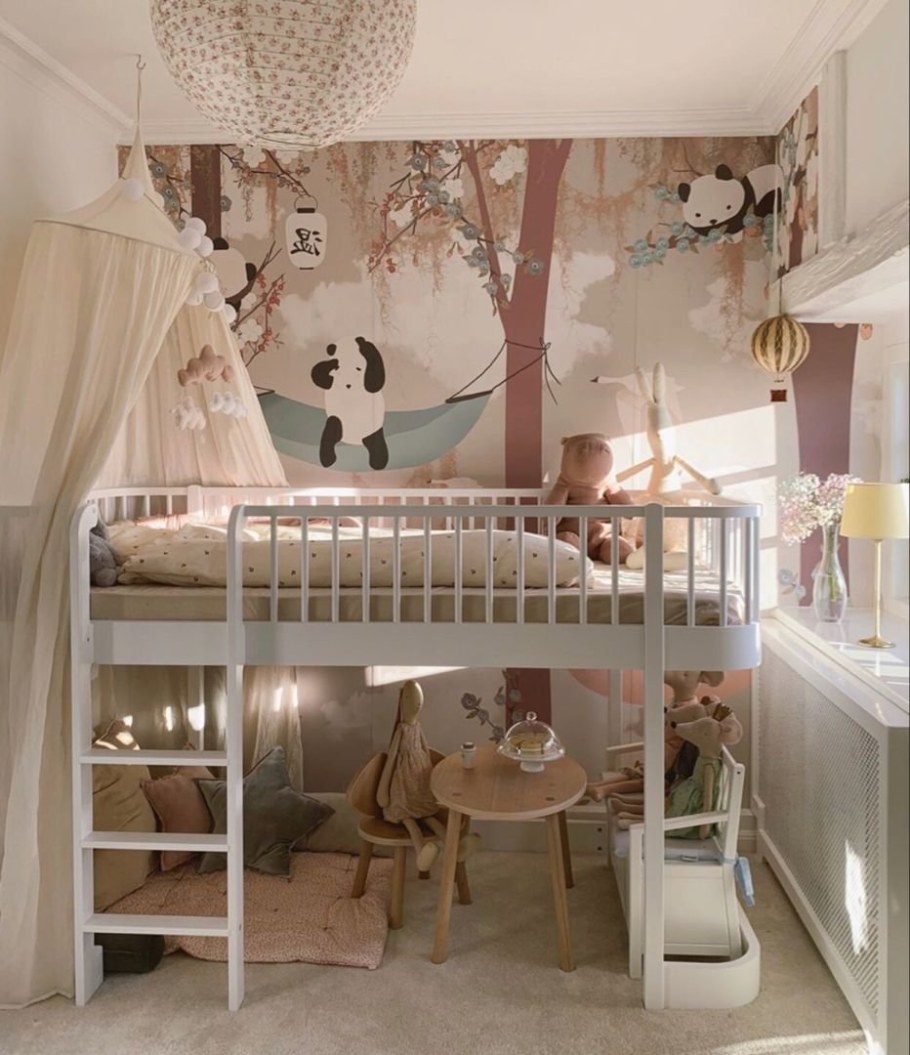 Планировка детской для девочки