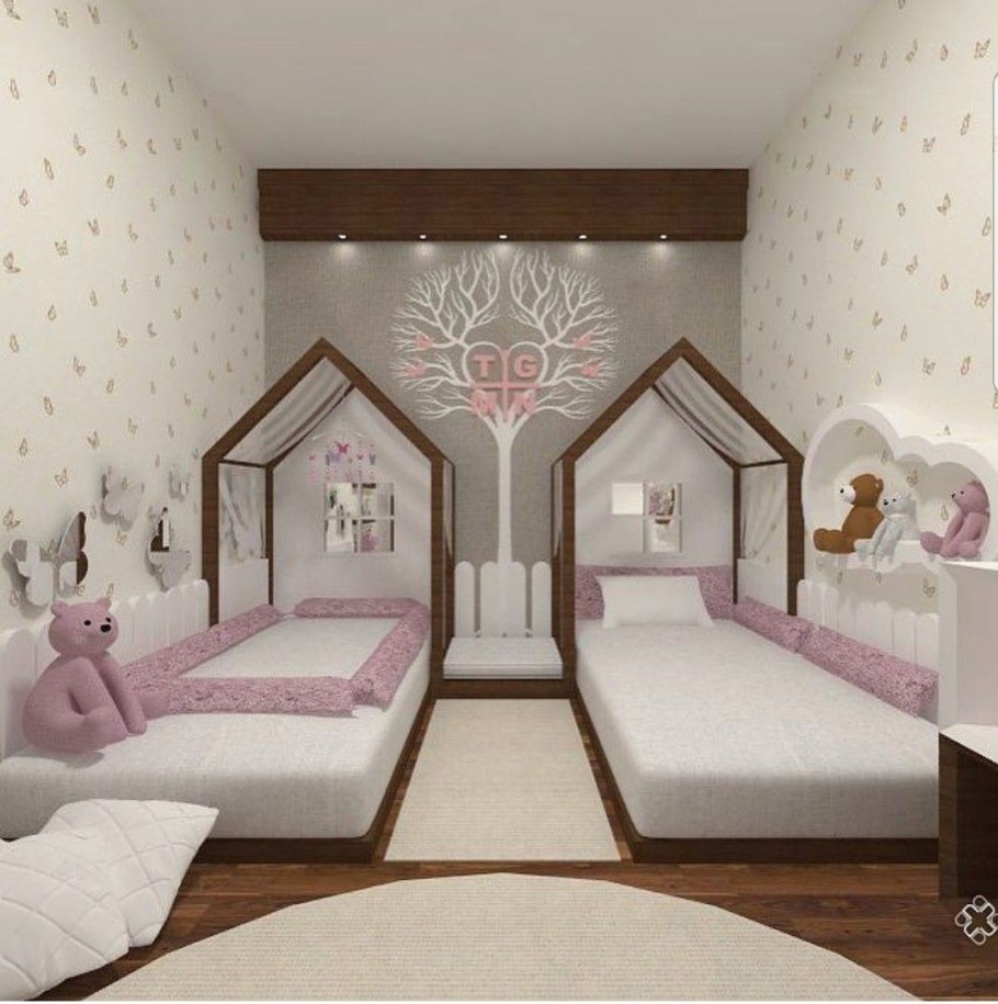 Комната для двойняшек девочек