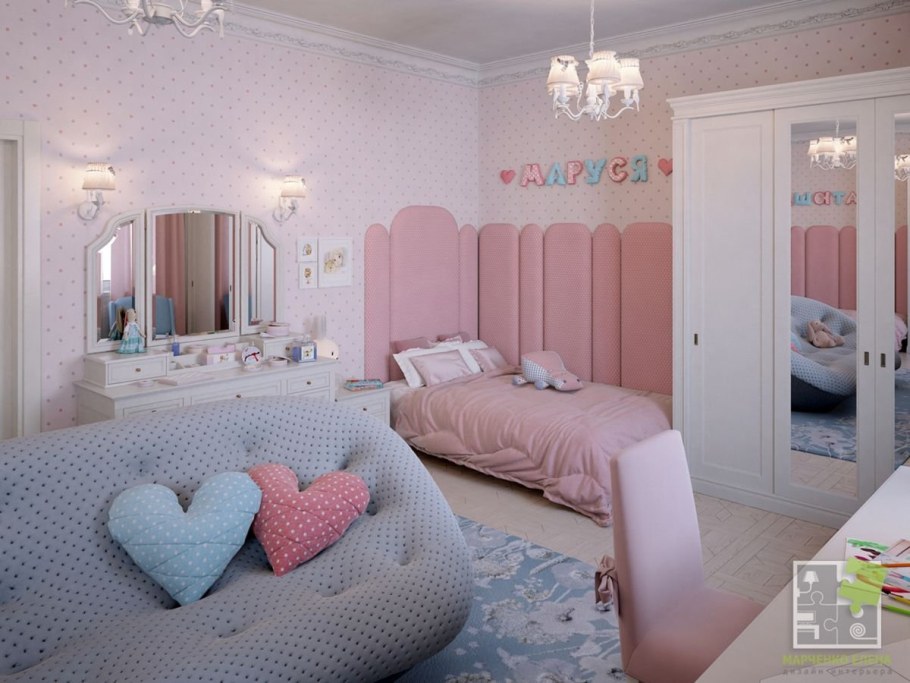 Спальня для двойняшек девочек