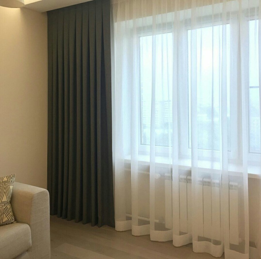 Бантовая складка на шторах