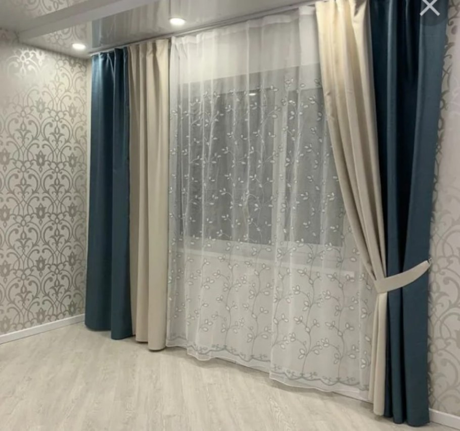 Тюли и шторы для зала