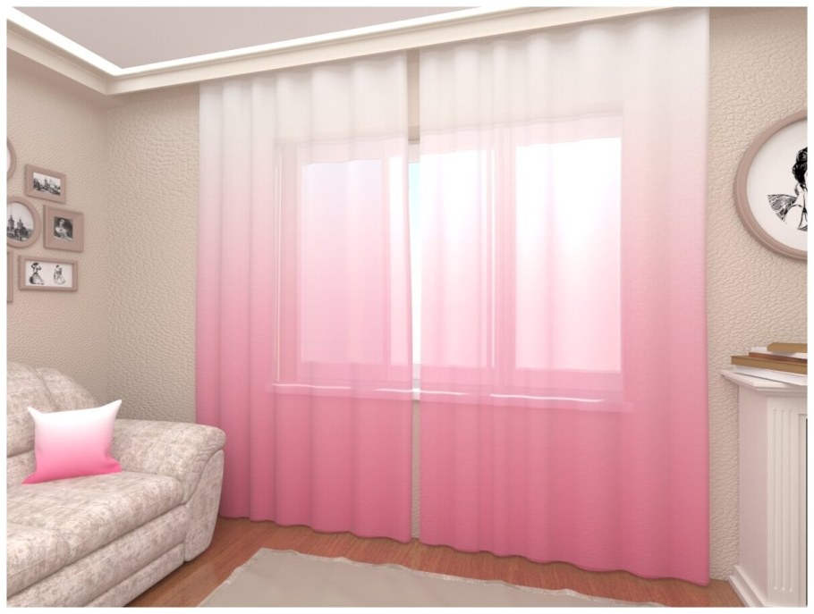 Тюль градиент