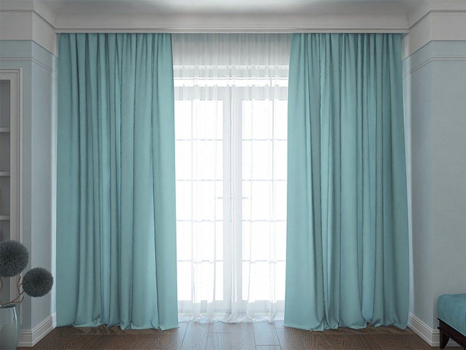 Шторы Атти 01 бирюза