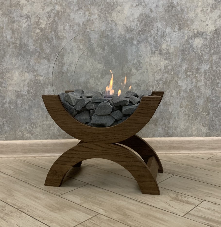 Камин напольный