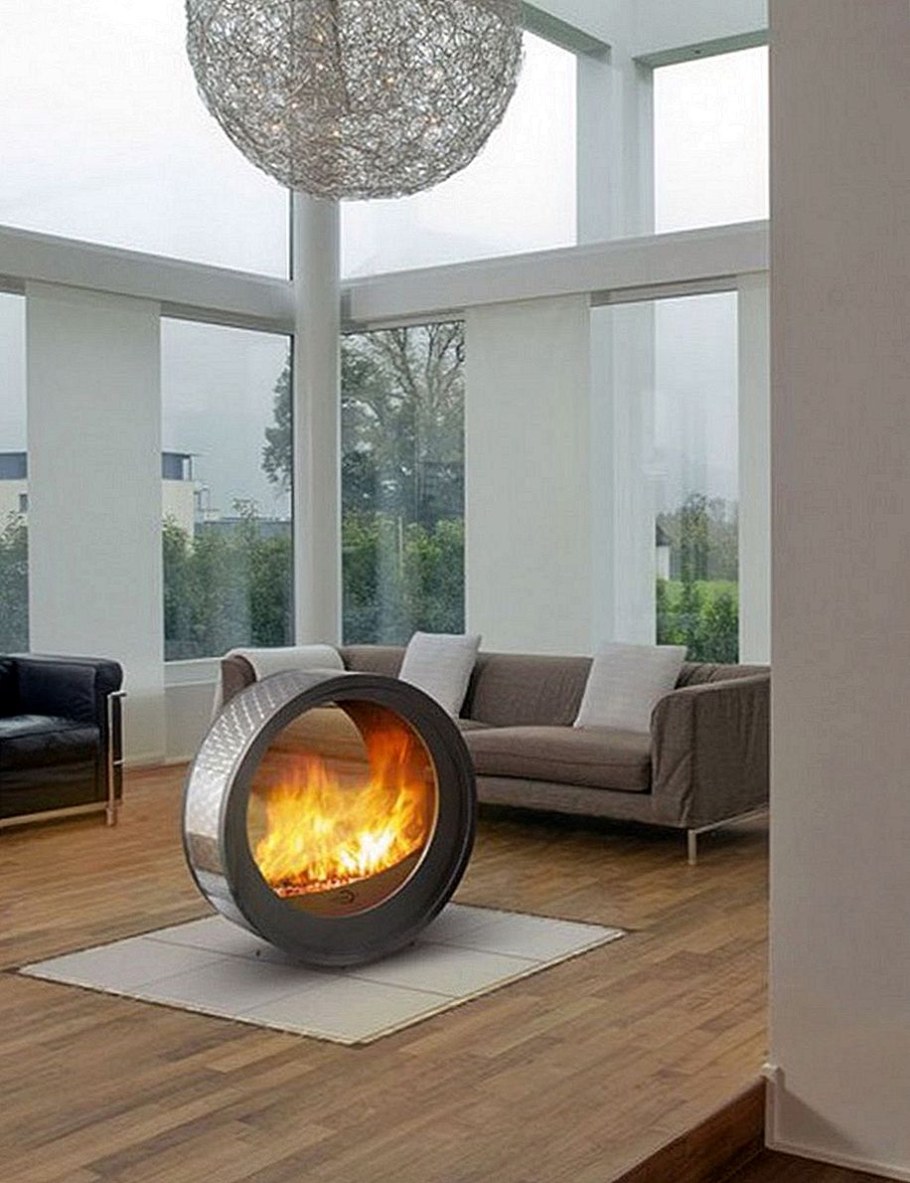 Стальной камин Arkiane Eclypsya