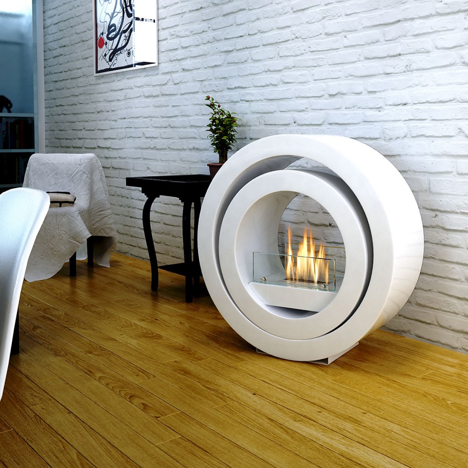 Биокамин круглый напольный