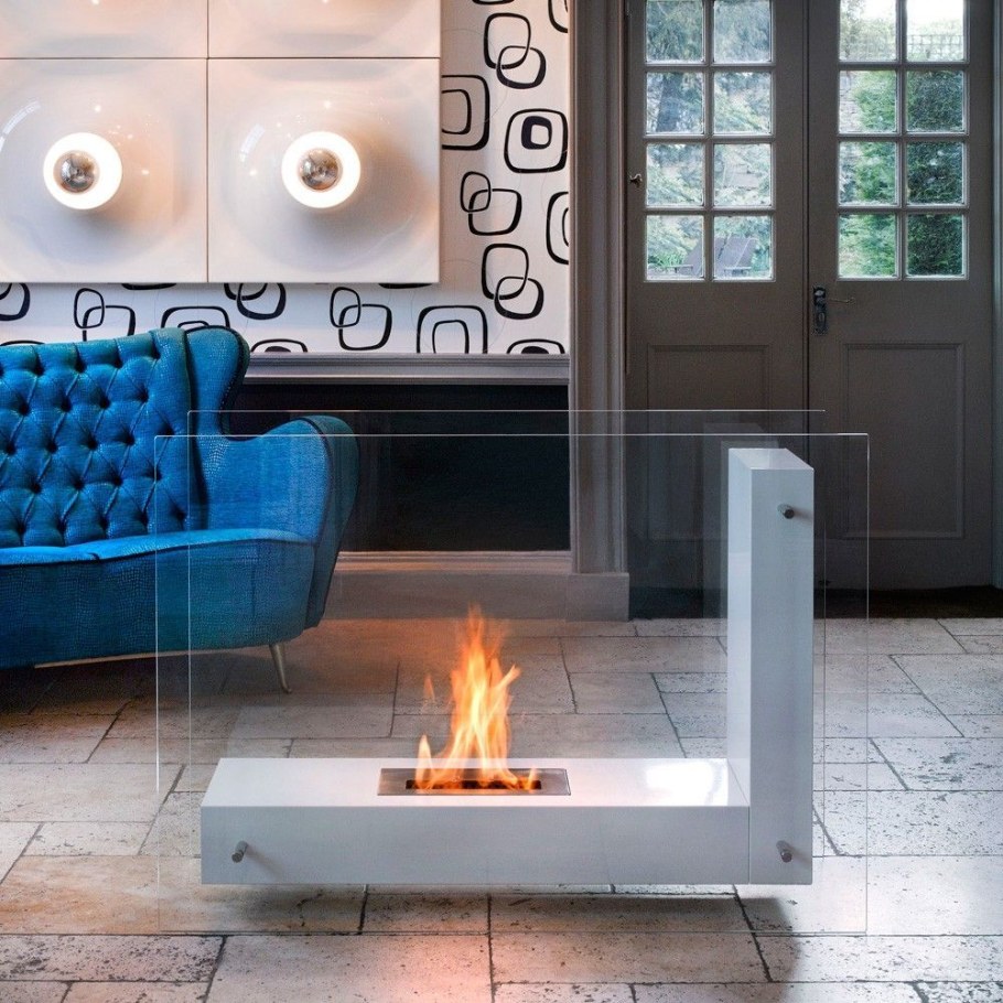 Биокамин Zefire Fidero 1000 в интерьере