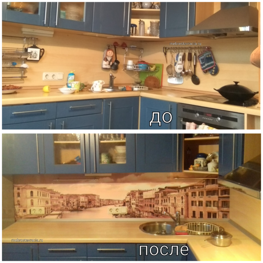 Восстановление фасада кухни