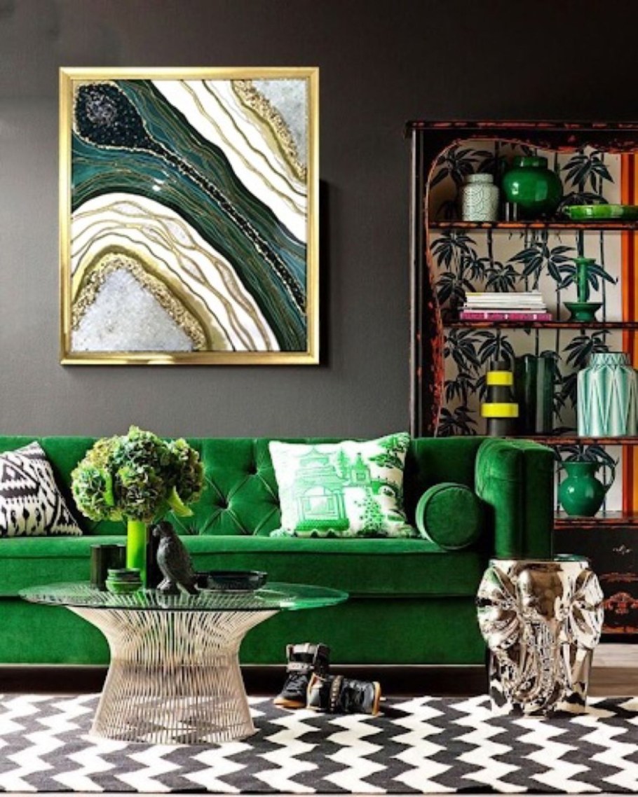 Эпоксидные картины в интерьере