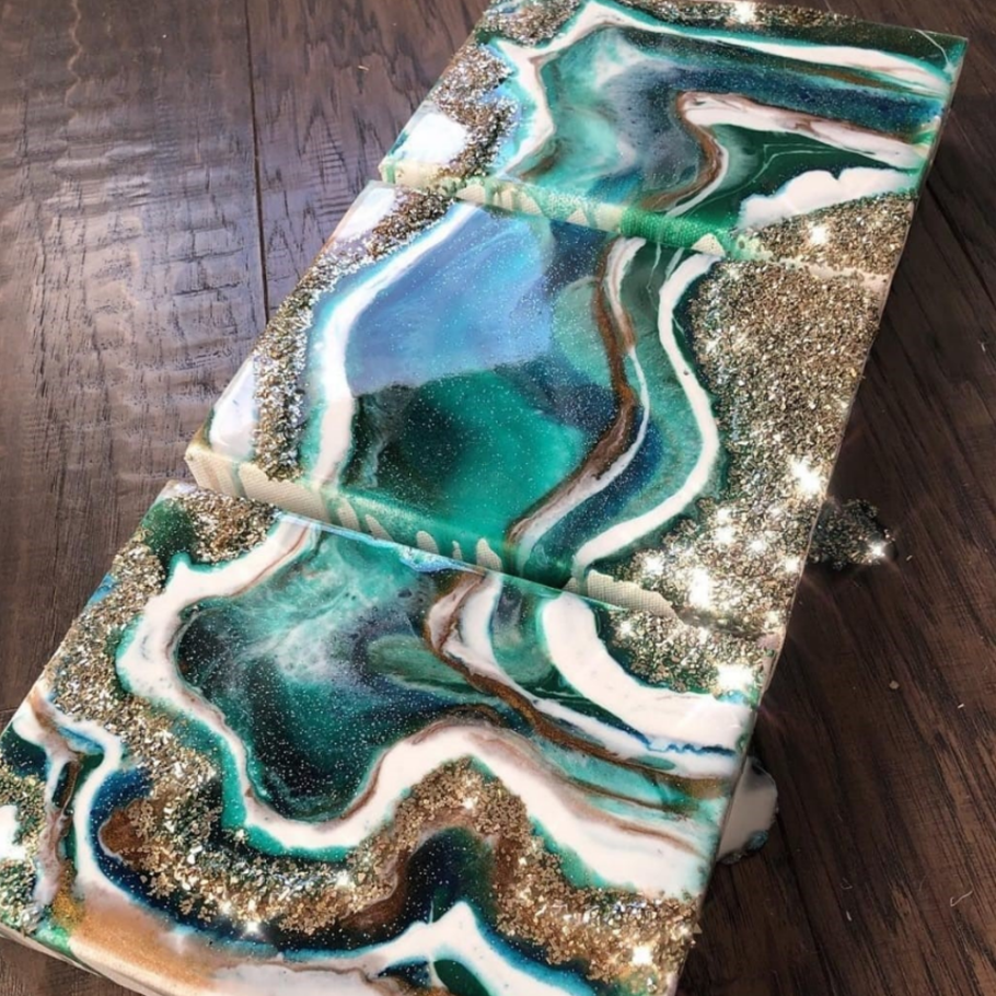 Жеода эпоксидная смола изумруд