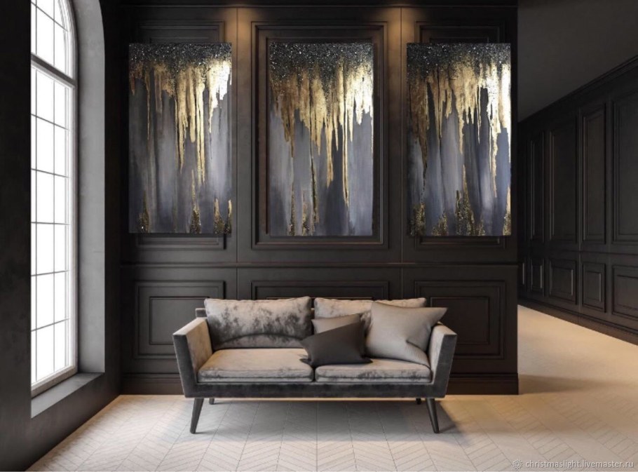 Картины из эпоксидной смолы в интерьере