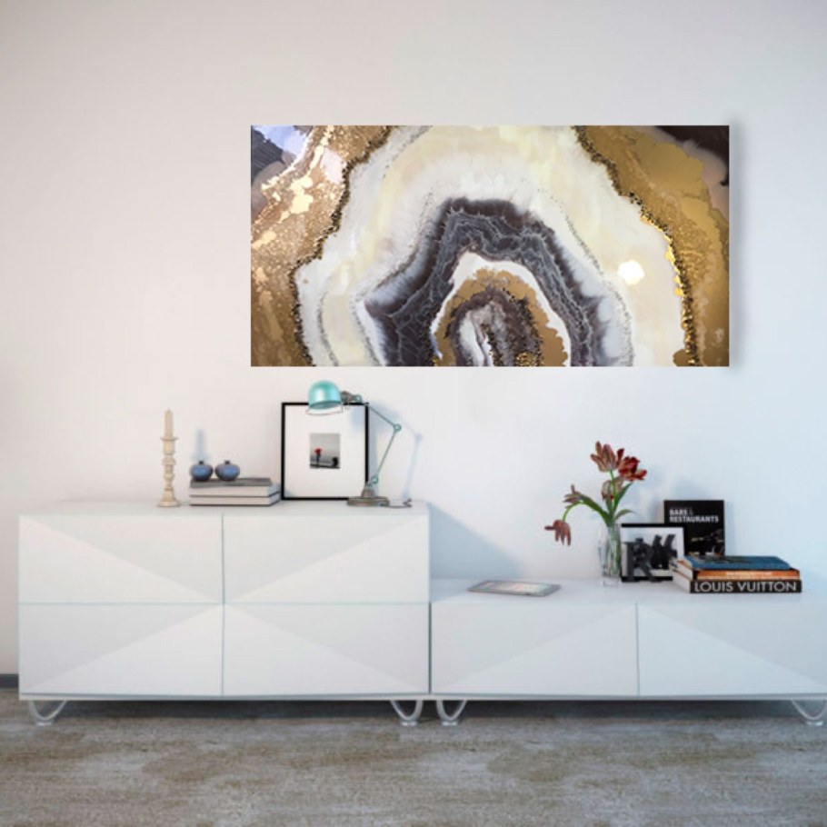 Эпоксидная смола картины в интерьере