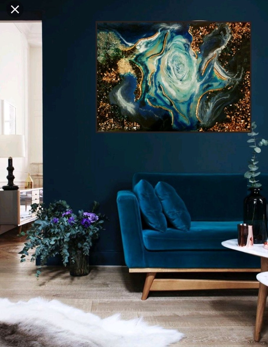 Интерьерные картины эпоксидной смолой