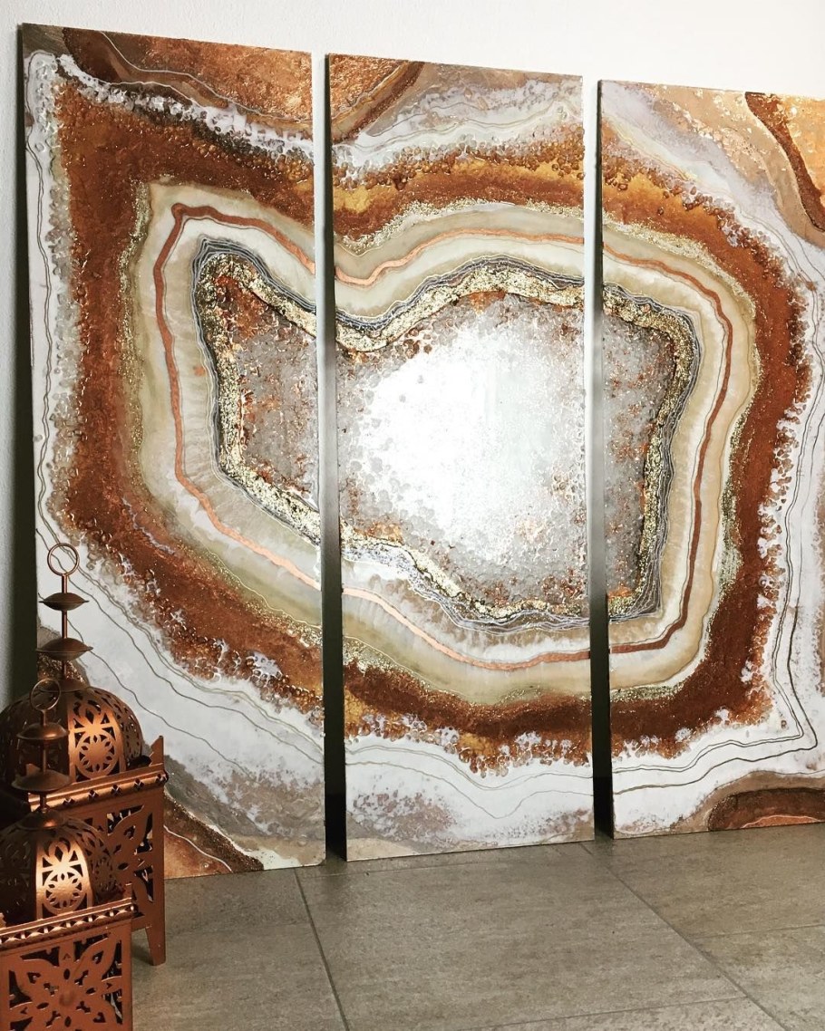 Триптих мрамор эпоксидка