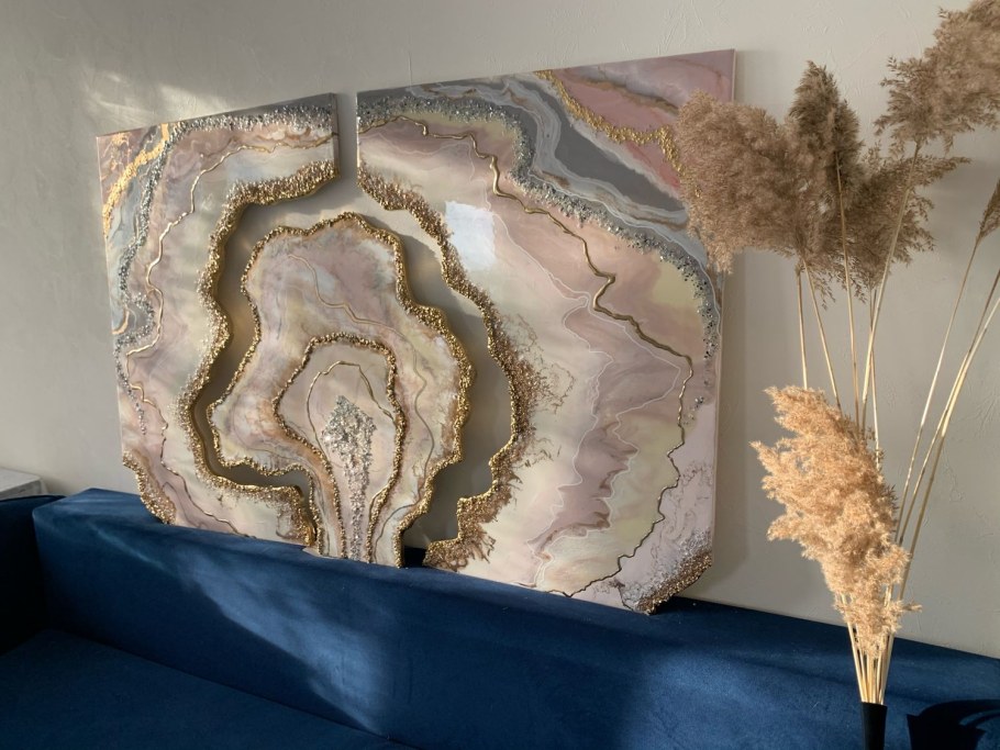 Панно на стену из эпоксидной смолы