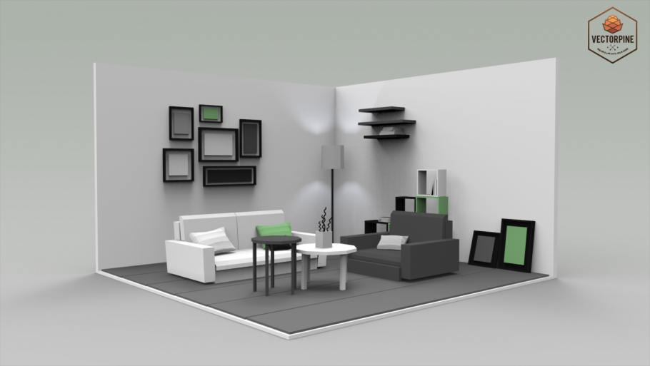 Моделирование интерьера в 3ds Max