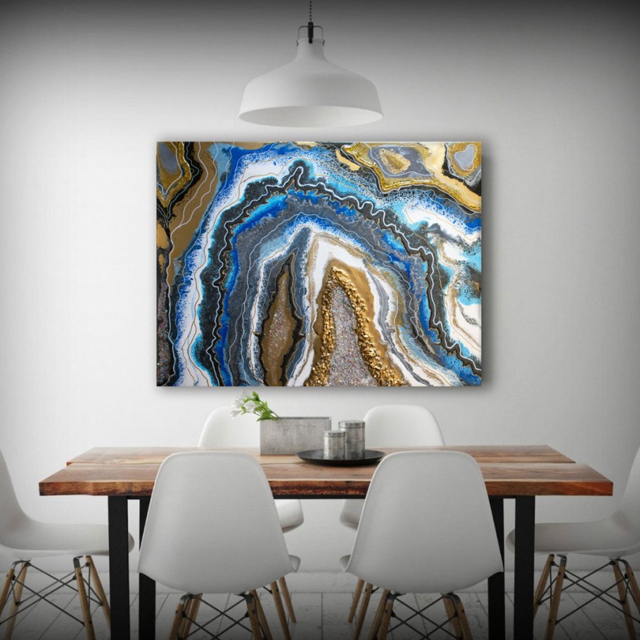 Эпоксидные картины в интерьере