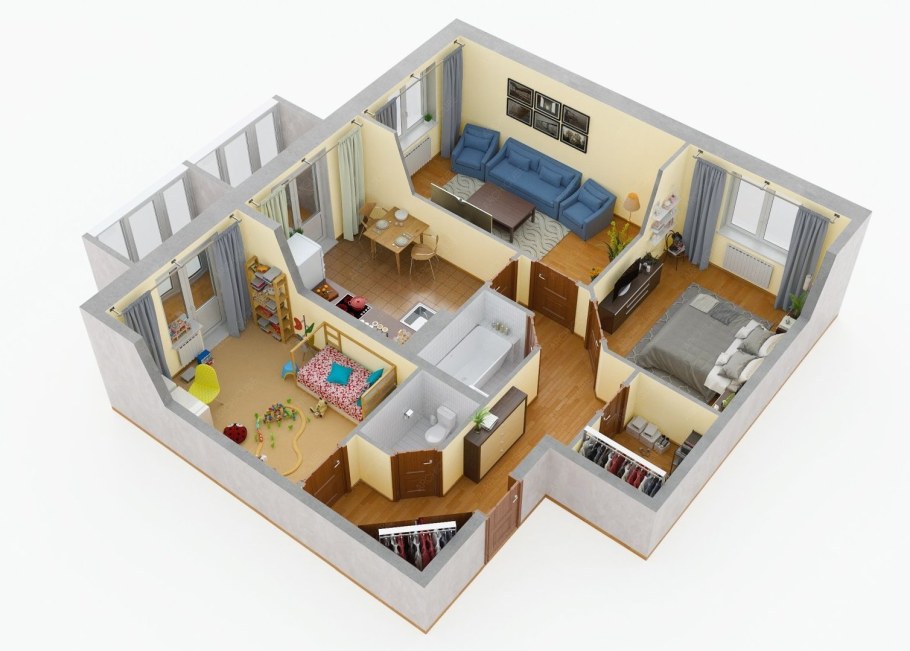 3д планировка