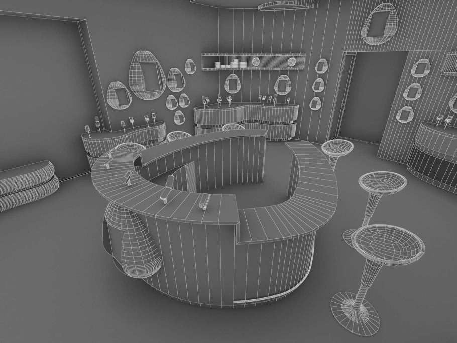 3ds Max 2023 интерьер