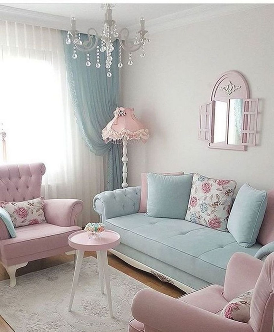 Интерьер в пастельных тонах