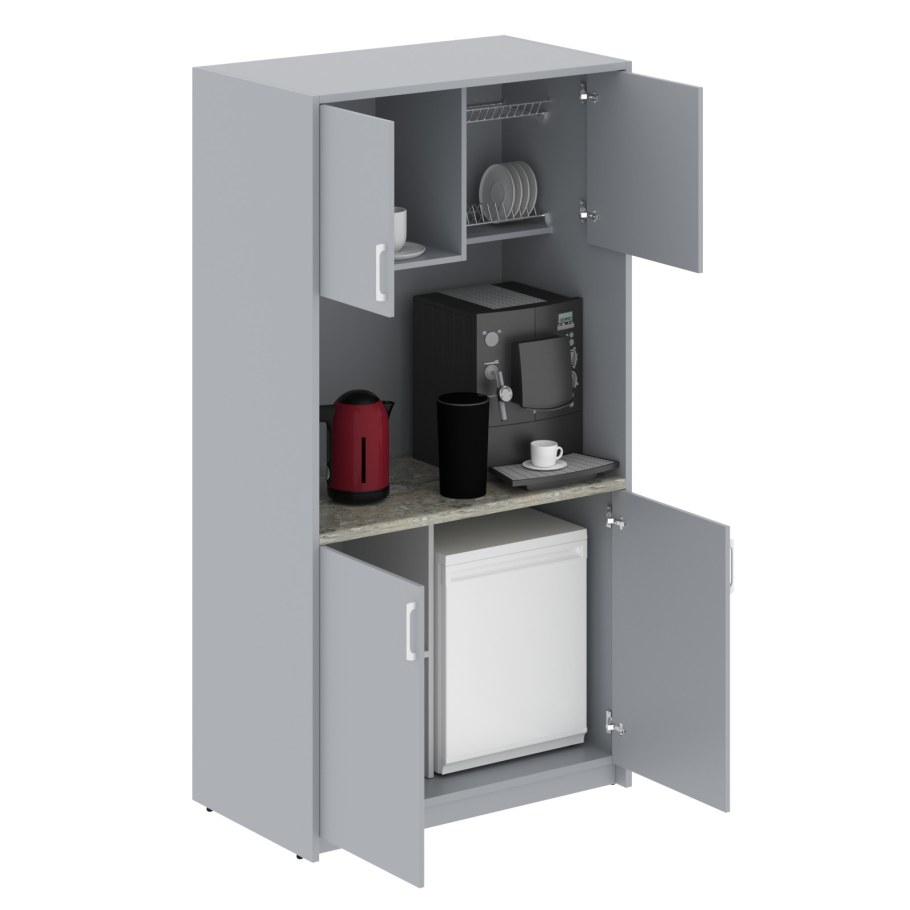 Кухня мини SCB 120.1 серая