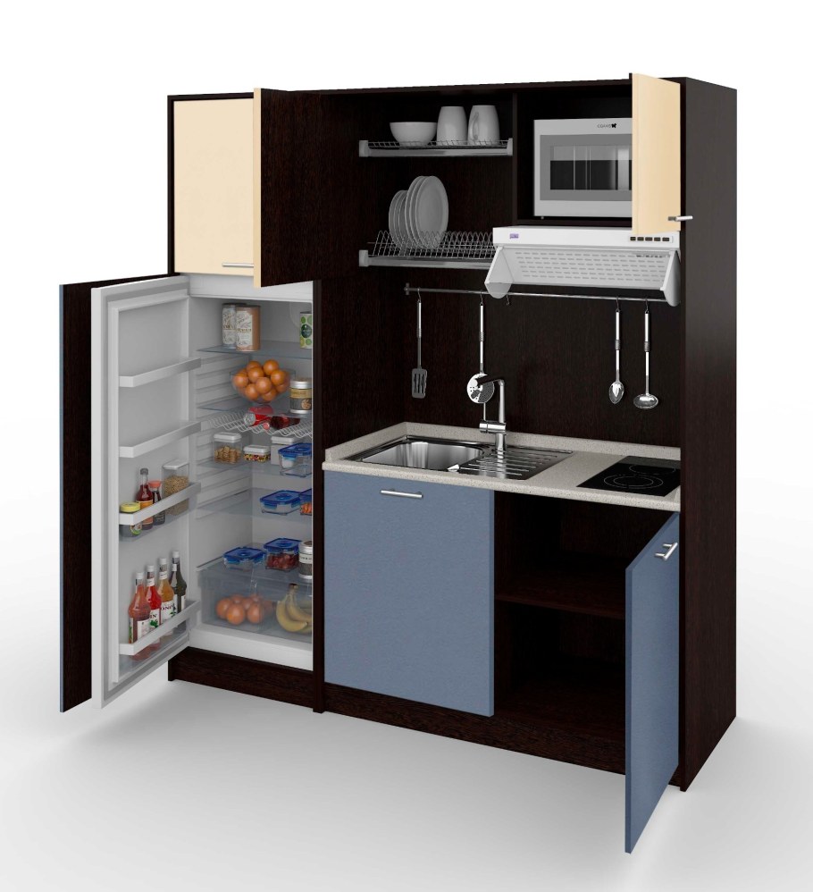 Угловая мини кухня