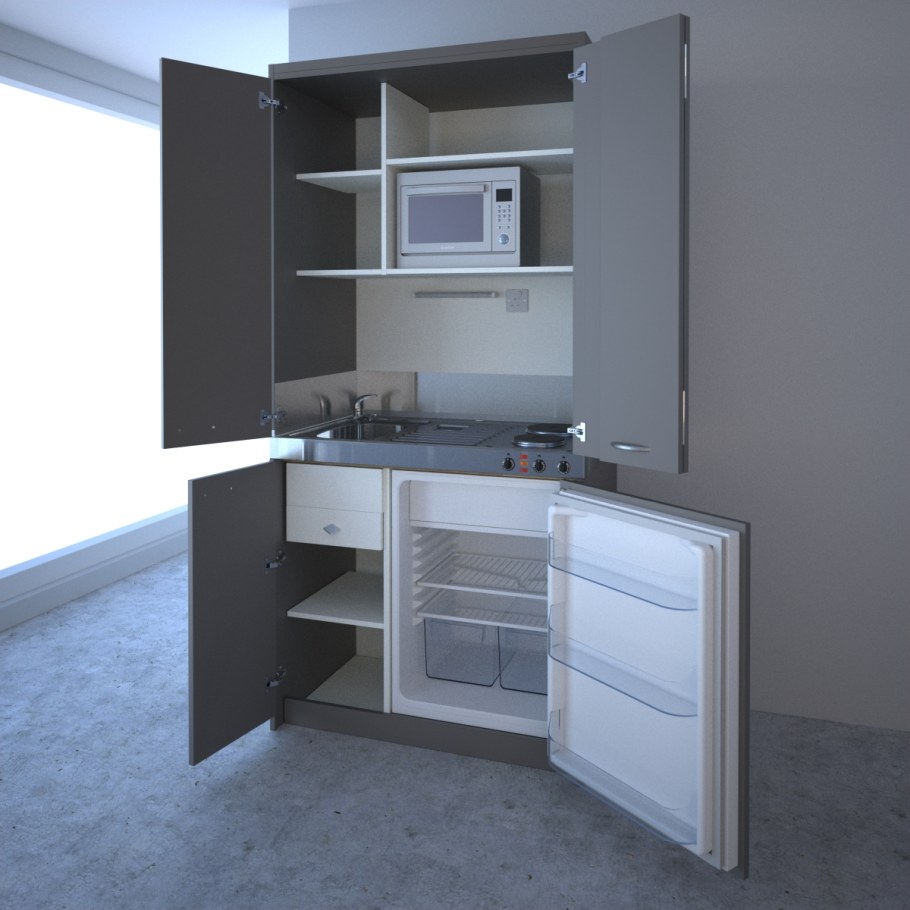 Мини-кухня ринг км 970 СЛВ (светлый дуб)