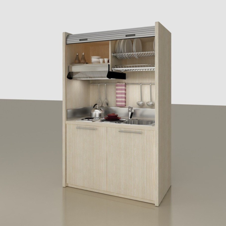 Мини кухня Минихолодильник раковина 2хкплита