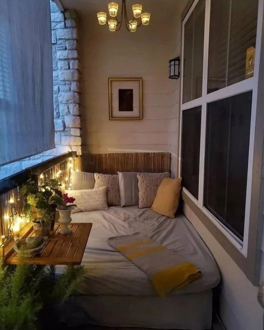 Интерьер балкона