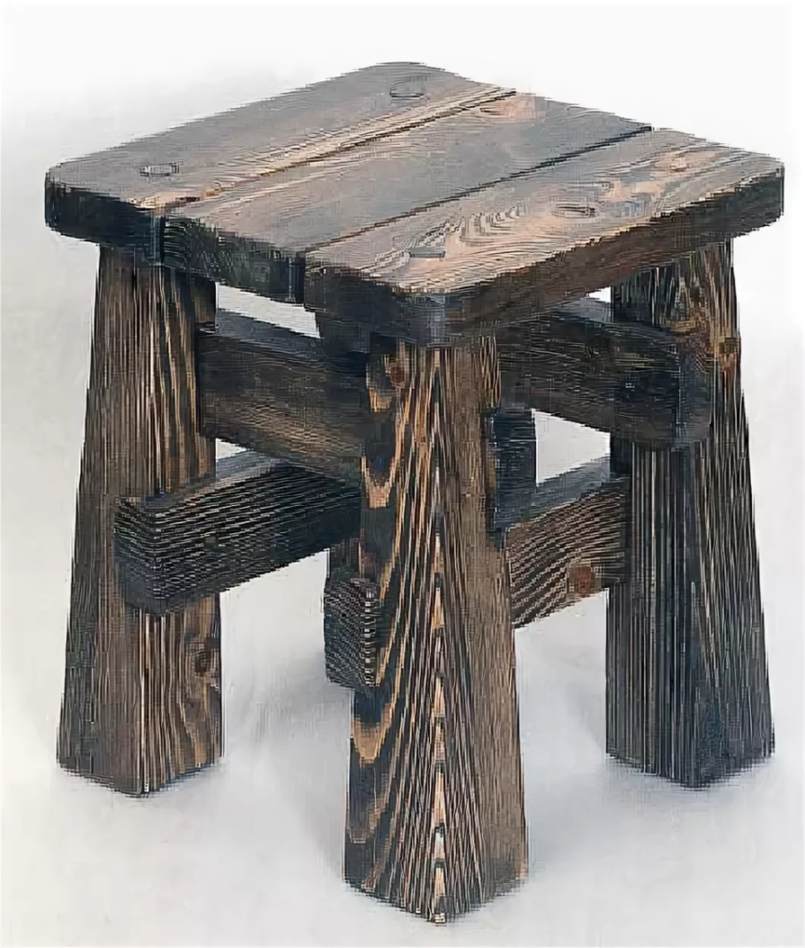 Табуретка деревянная