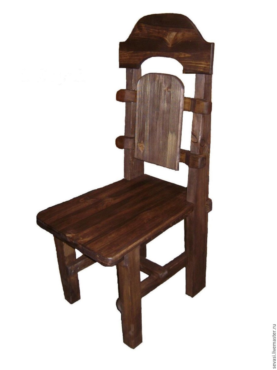 Стул под старину из дерева