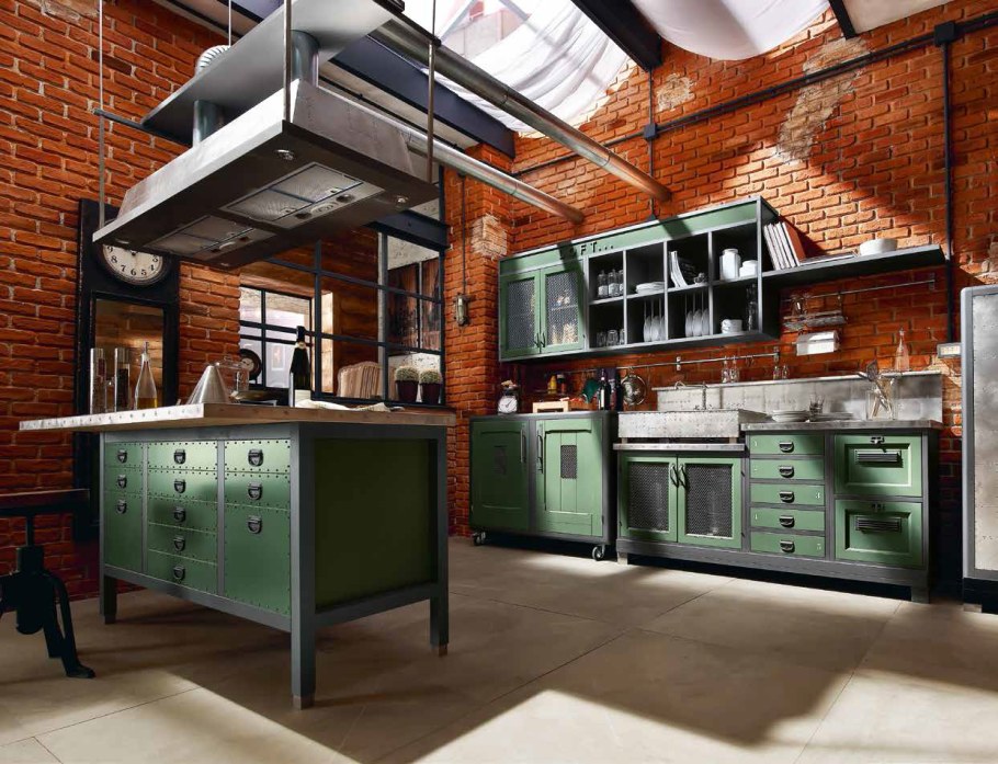 Кухня лофт Индастриал