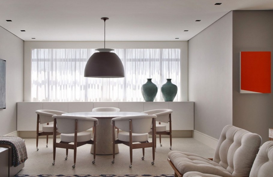 Серый матовый натяжной потолок