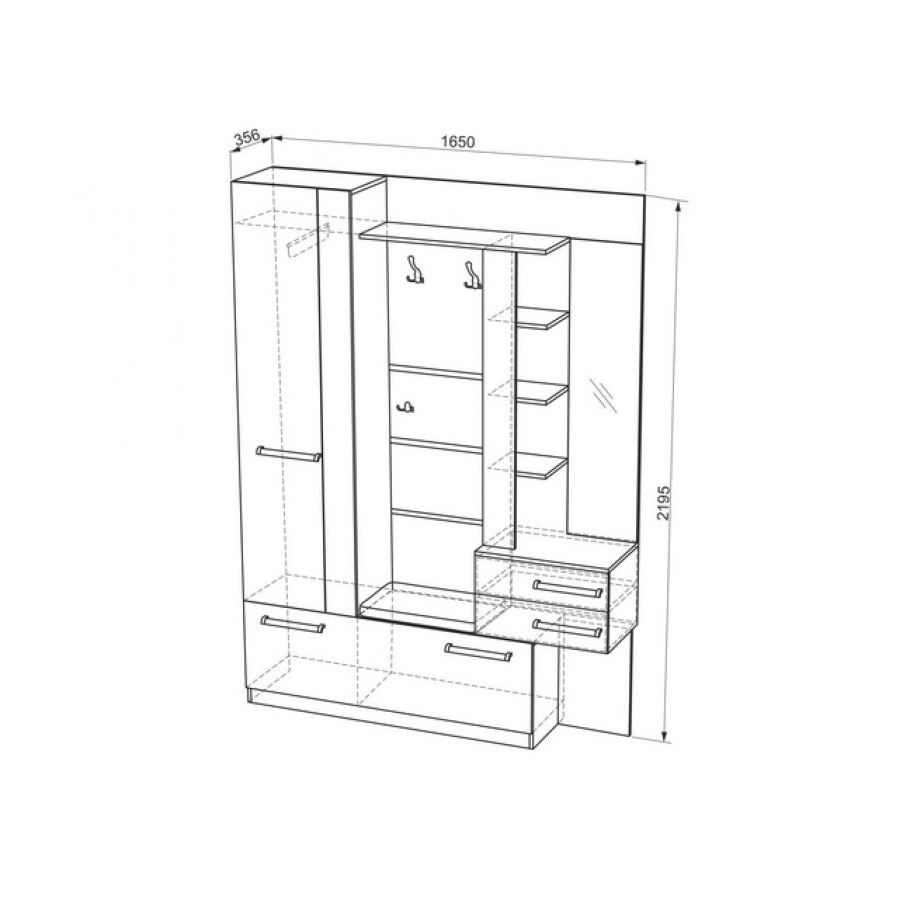 Прихожая Mebelson Алекс