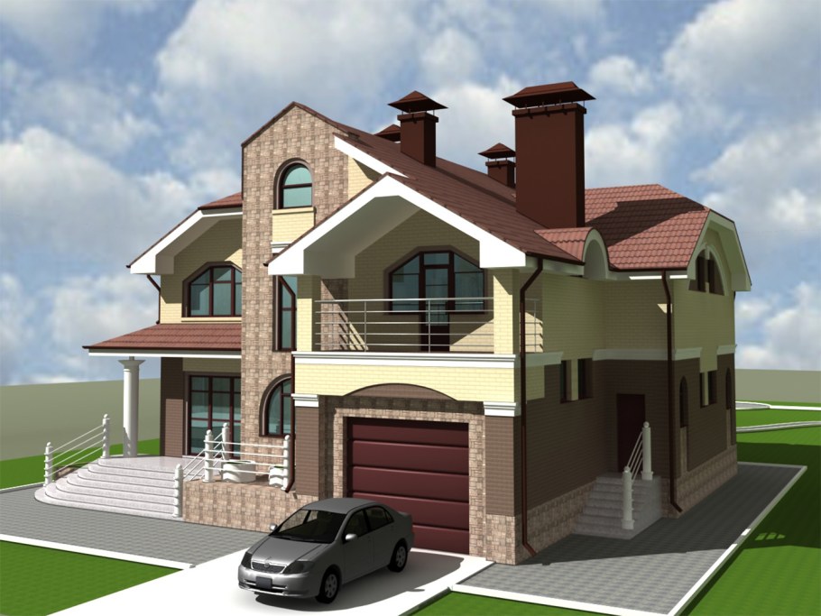 Жилой дом усадебного типа проект