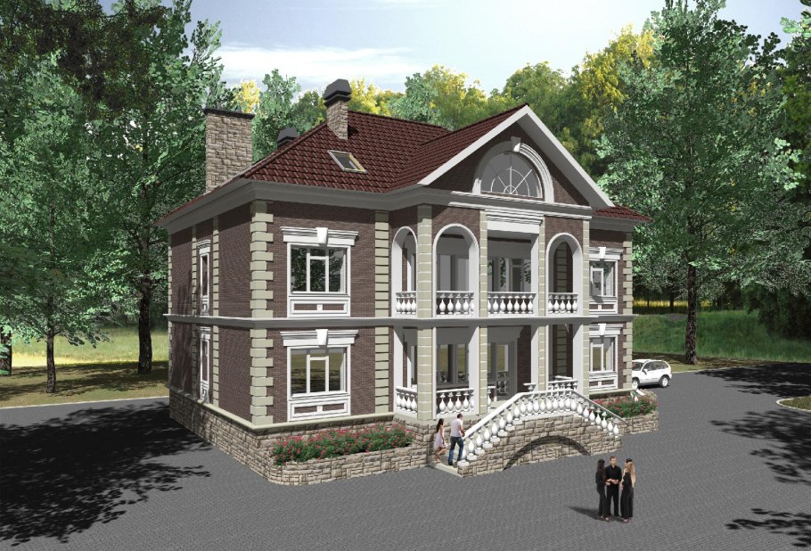 Усадебный жилой дом