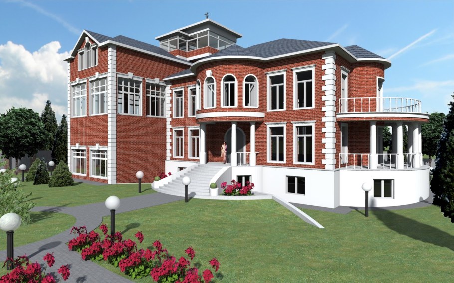 Усадебный жилой дом