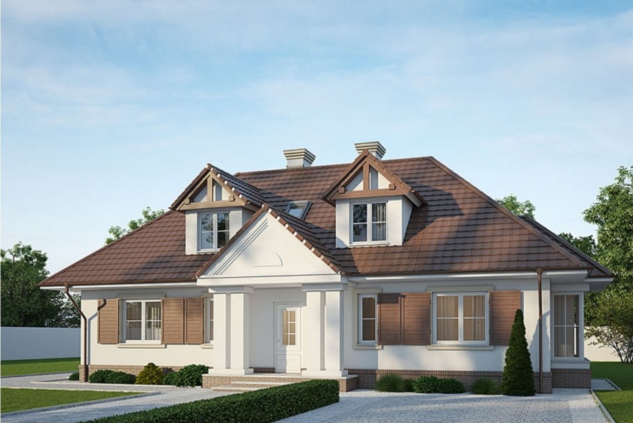 Дома с мансардой