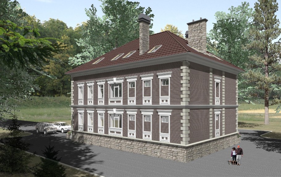 Дом усадебного типа проект
