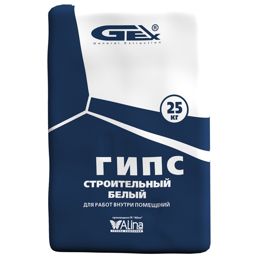 Гипс строительный BARKRAFT Г-5 алебастр 25кг 56шт/поддон