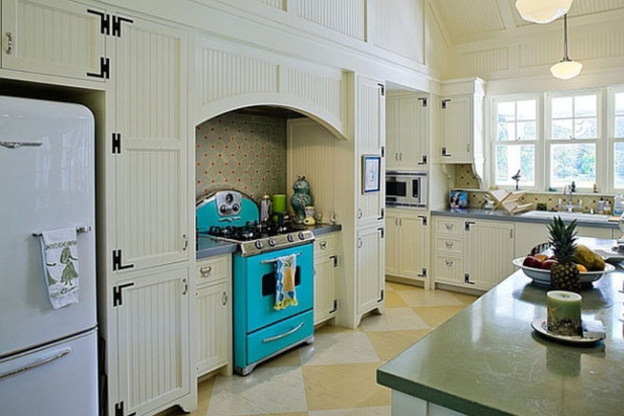 Кухня в стиле ретро