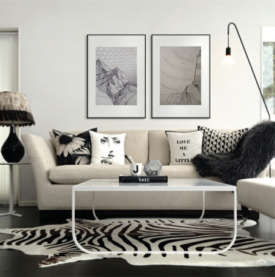 Стильные картины для интерьера