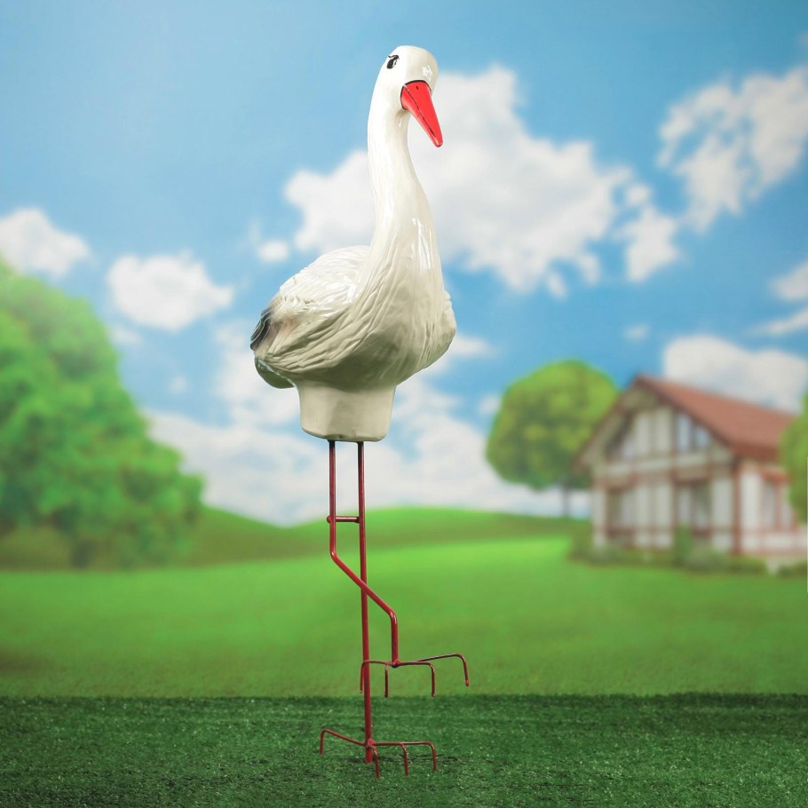 Садовая фигура "Аист", 80 см