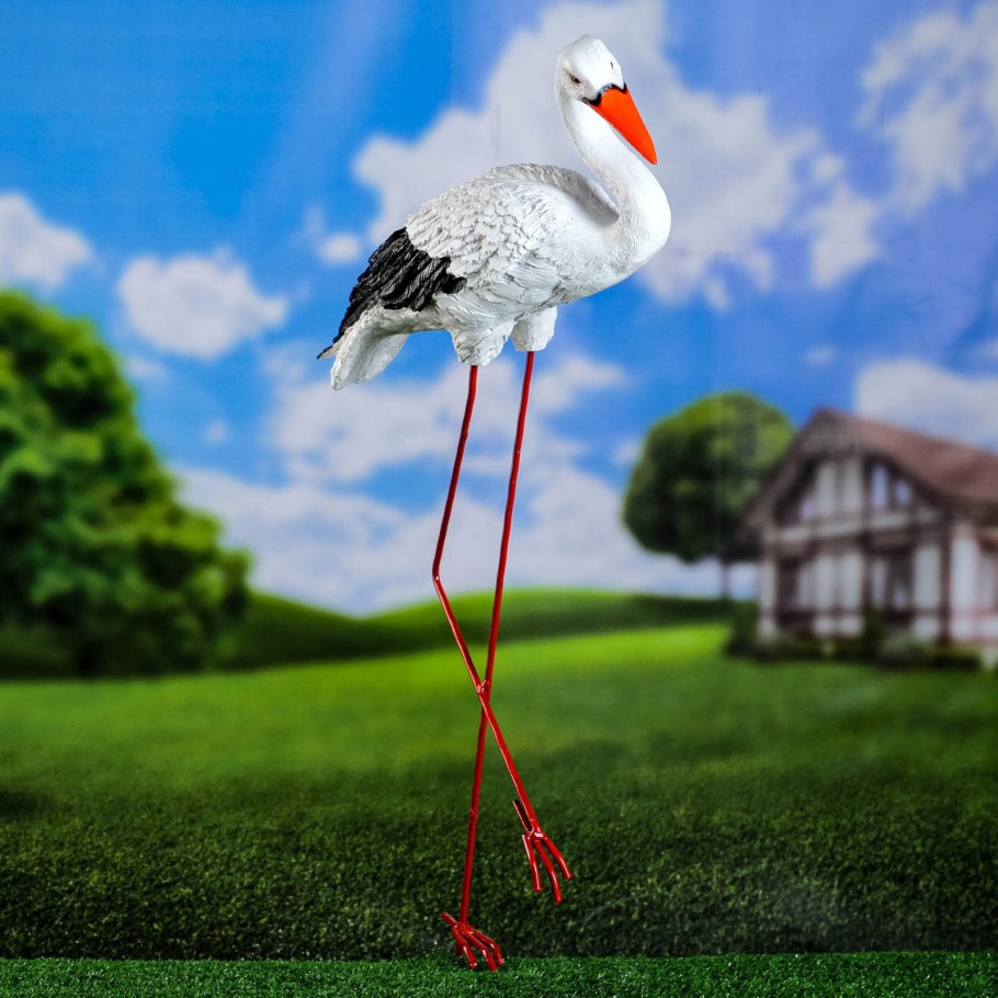 Садовая фигура "Аист"