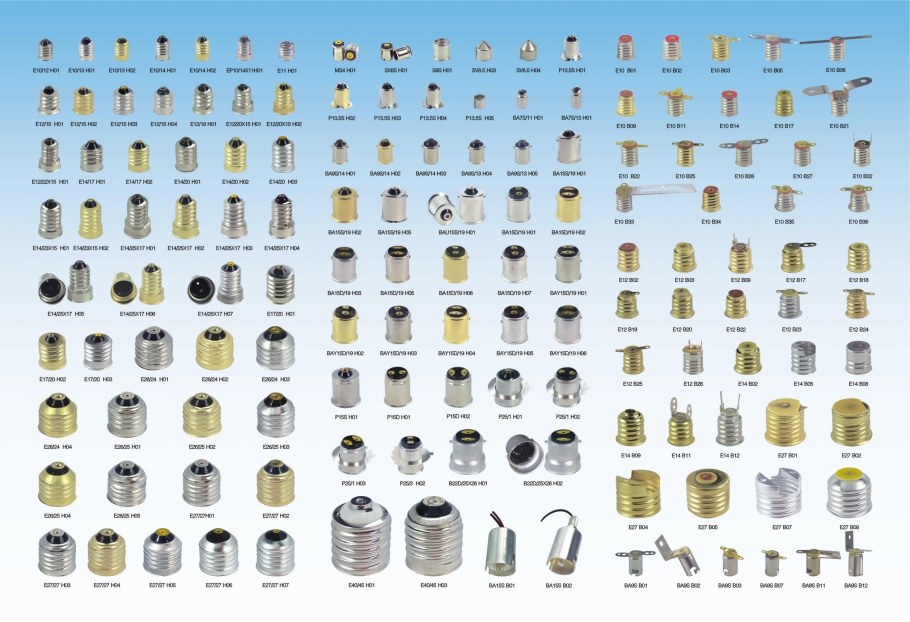 Типы цоколей лампочек 220 вольт