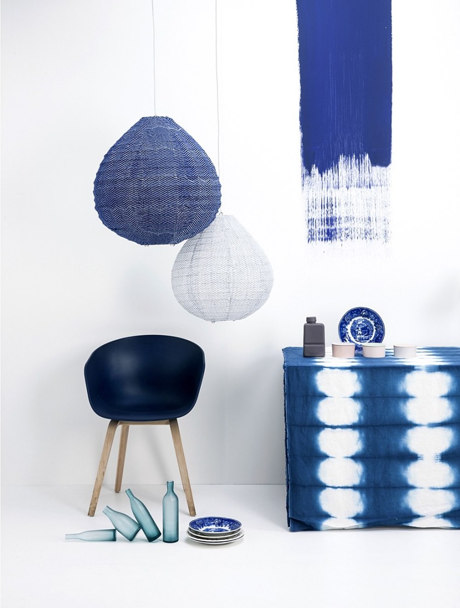 Голубой декор в интерьере