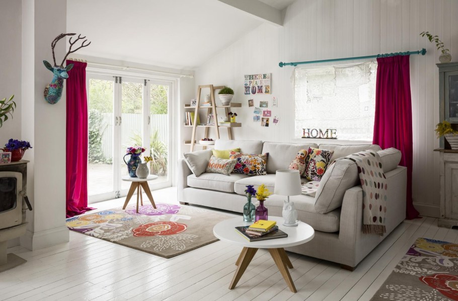 Гостиная в стиле бохо