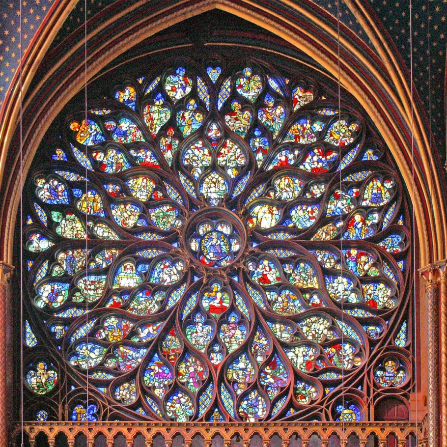 Сент Шапель витражи