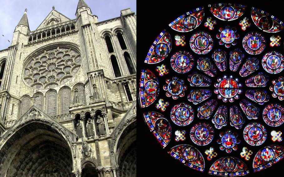 Собор Шартре витраж роза